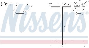 Nissens HVAC Heater Core  Front 