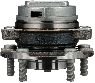 NSK Axle Bearing and Hub Assembly  Front 