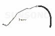 Sunsong Power Steering Return Line Hose Assembly  Gear To Cooler 