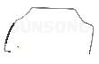 Sunsong Power Steering Return Line Hose Assembly  From Gear 