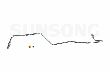Sunsong Power Steering Pressure Line Hose Assembly  Tube - To Rack 