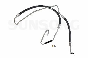 Sunsong Power Steering Pressure Line Hose Assembly 