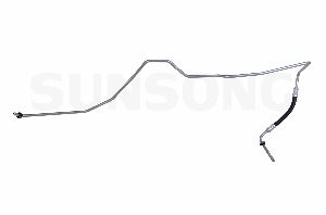 Sunsong Automatic Transmission Oil Cooler Hose Assembly  Inlet From Radiator (Lower) To Transmission (Front 