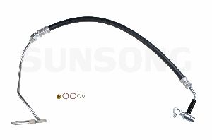 Sunsong Power Steering Pressure Line Hose Assembly  Pump To Gear 