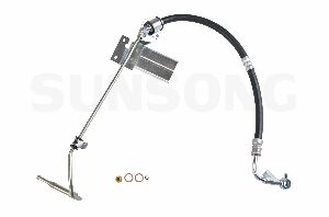 Sunsong Power Steering Pressure Line Hose Assembly  Pump To Rack 