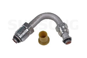 Sunsong Power Steering Pressure Line Hose Assembly  Tube - Tee to Gear 