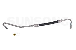 Sunsong Power Steering Pressure Line Hose Assembly  Hydroboost To Gear 