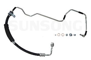 Sunsong Power Steering Pressure Line Hose Assembly  Pump To Rack 