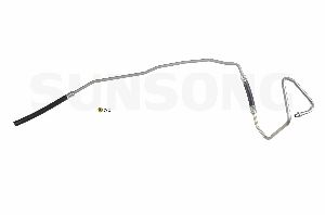 Sunsong Power Steering Return Line Hose Assembly  Gear To Pipe 