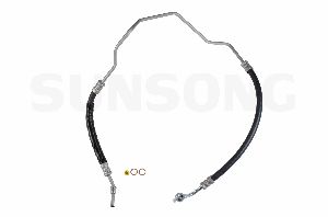 Sunsong Power Steering Pressure Line Hose Assembly  From Pump To Hydraulic Fan Motor 