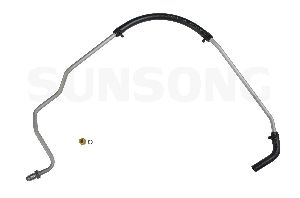 Sunsong Power Steering Return Line Hose Assembly  Gear To Pump 
