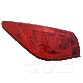 TYC Products Tail Light Assembly  Left Outer 