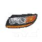 TYC Products Headlight Assembly  Left 