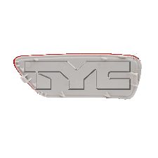 TYC Products Reflector Assembly  Rear Right 