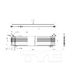 TYC Products Automatic Transmission Oil Cooler 