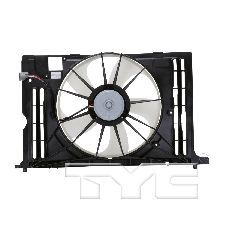 TYC Products Dual Radiator and Condenser Fan Assembly 