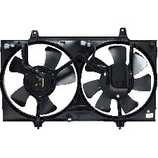 Universal Air Dual Radiator and Condenser Fan Assembly 