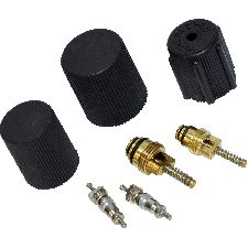 Universal Air A/C System Valve Core and Cap Kit 