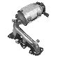 Walker Exhaust Catalytic Converter with Integrated Exhaust Manifold  Front Left 