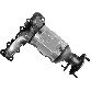 Walker Exhaust Catalytic Converter with Integrated Exhaust Manifold  Front 