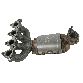 Walker Exhaust Catalytic Converter with Integrated Exhaust Manifold  Front 