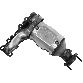 Walker Exhaust Catalytic Converter with Integrated Exhaust Manifold  Rear 