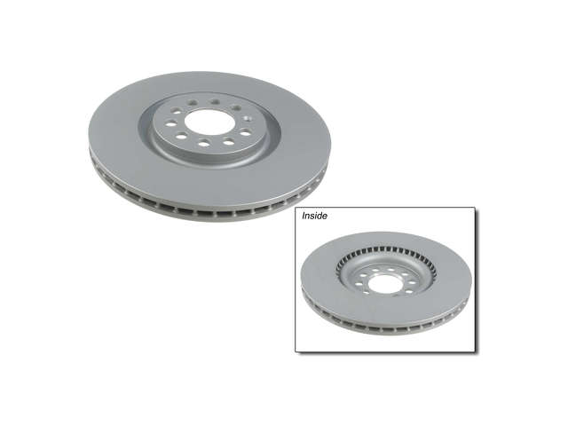 Zimmermann Coated Disc Brake Rotor  Front Right 
