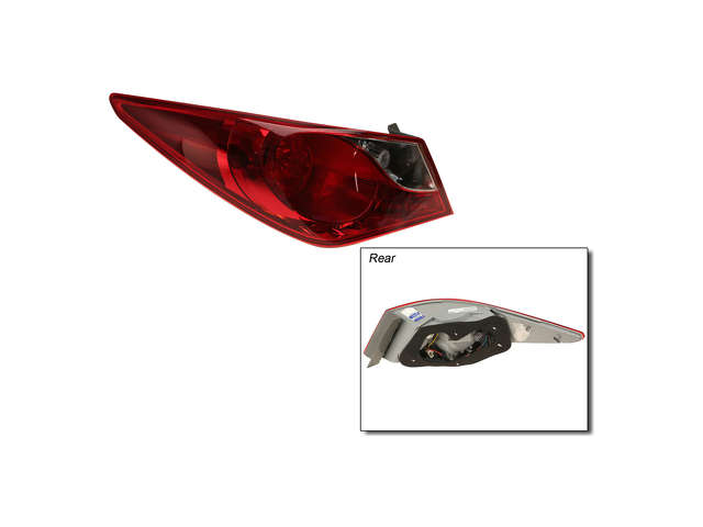TYC Tail Light Assembly  Left Outer 