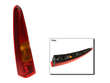 APA/URO Parts Tail Light Assembly  Left Upper 